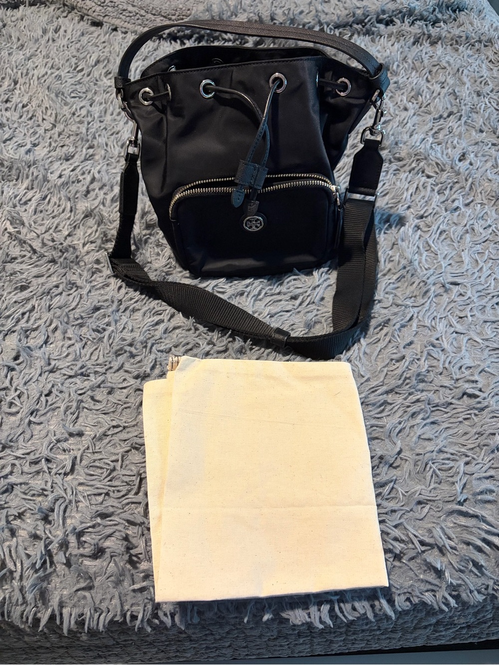 Tory Burch Virginia Nylon Bucket Bag